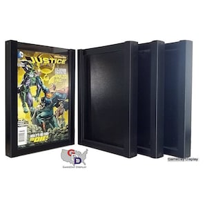 Lot of 4 Standard Sized Comic Book Magazine Display Case Frame by GameDay Display