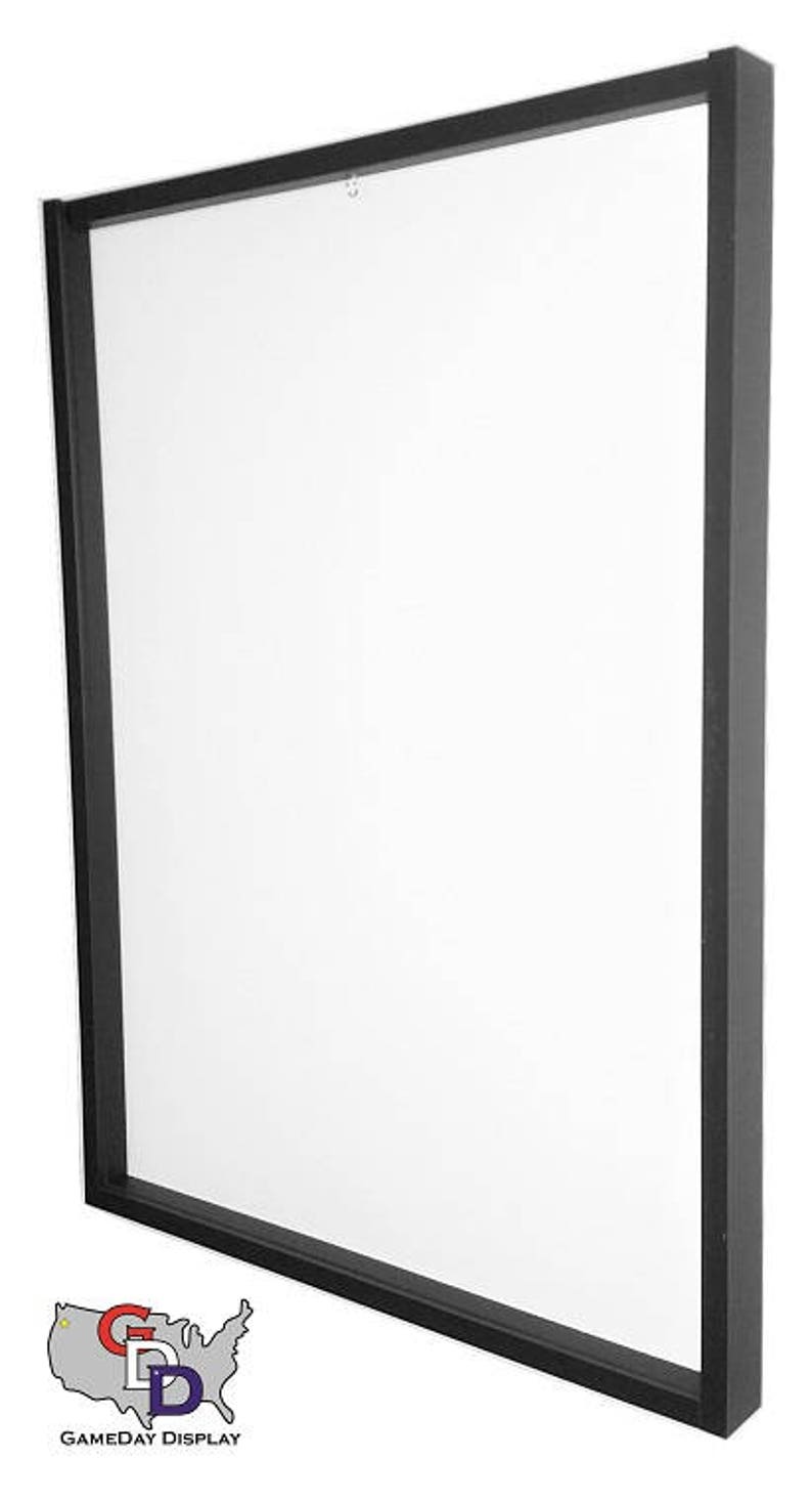 Lot of 4 Jersey Display Case Frame Standard Size White Backing Wall Mount Football Baseball Basketball Hockey by GameDay Display