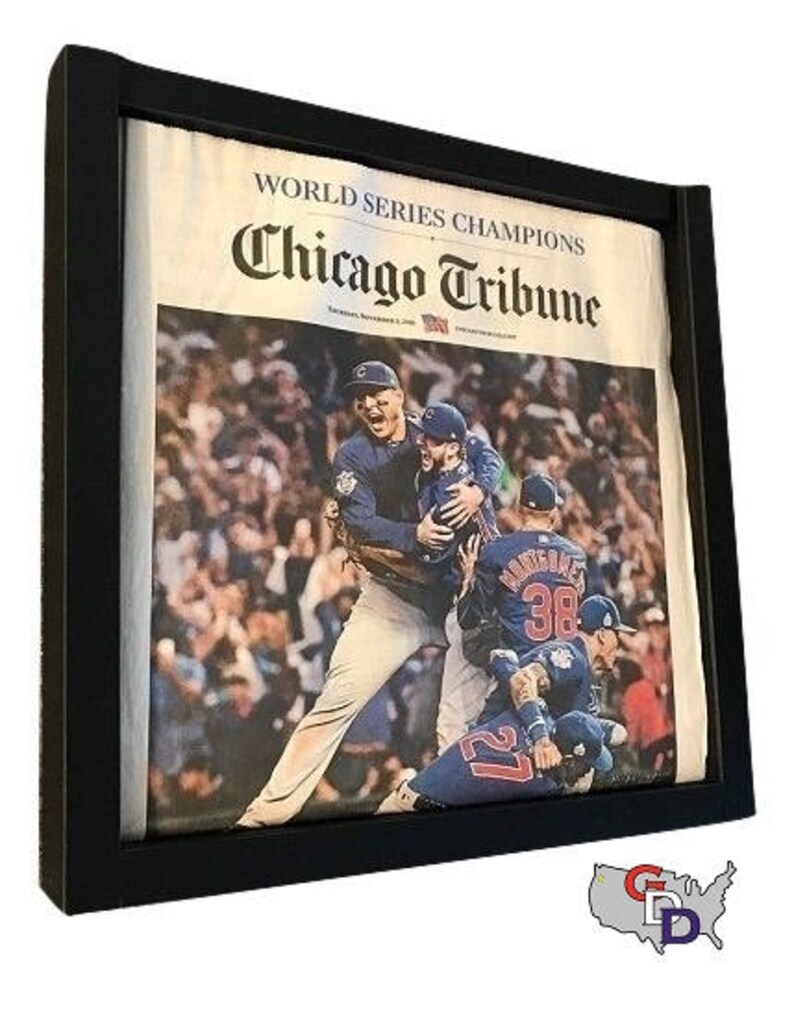 News Paper Display Frame Case Black Shadow Box Magazine Extra Etsy