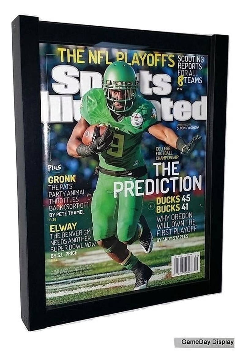 Sports Illustrated Magazine Display Case Frame by Gameday Etsy