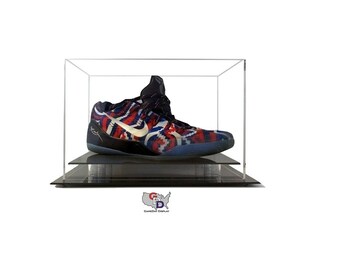 Shoe Display Case Counter or Desk Top by GameDay Display Size 12 and Under USA 