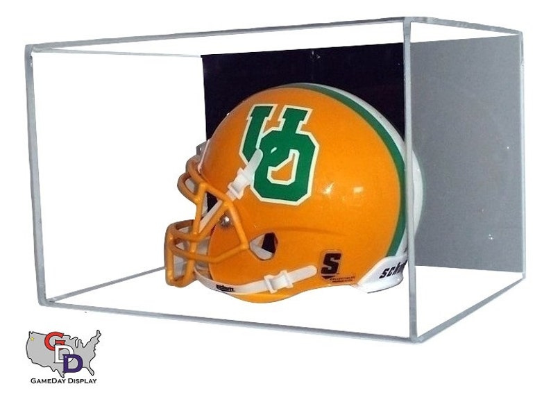 Acrylic Wall Mount Mini Helmet Display Case by GameDay Display Etsy