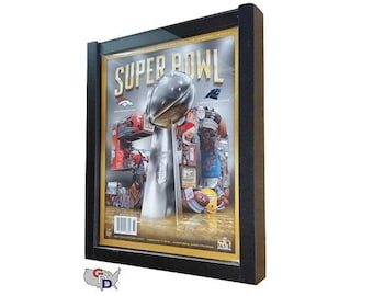 Standard Sized Sports Program Display Case Frame by GameDay Display Extra Deep