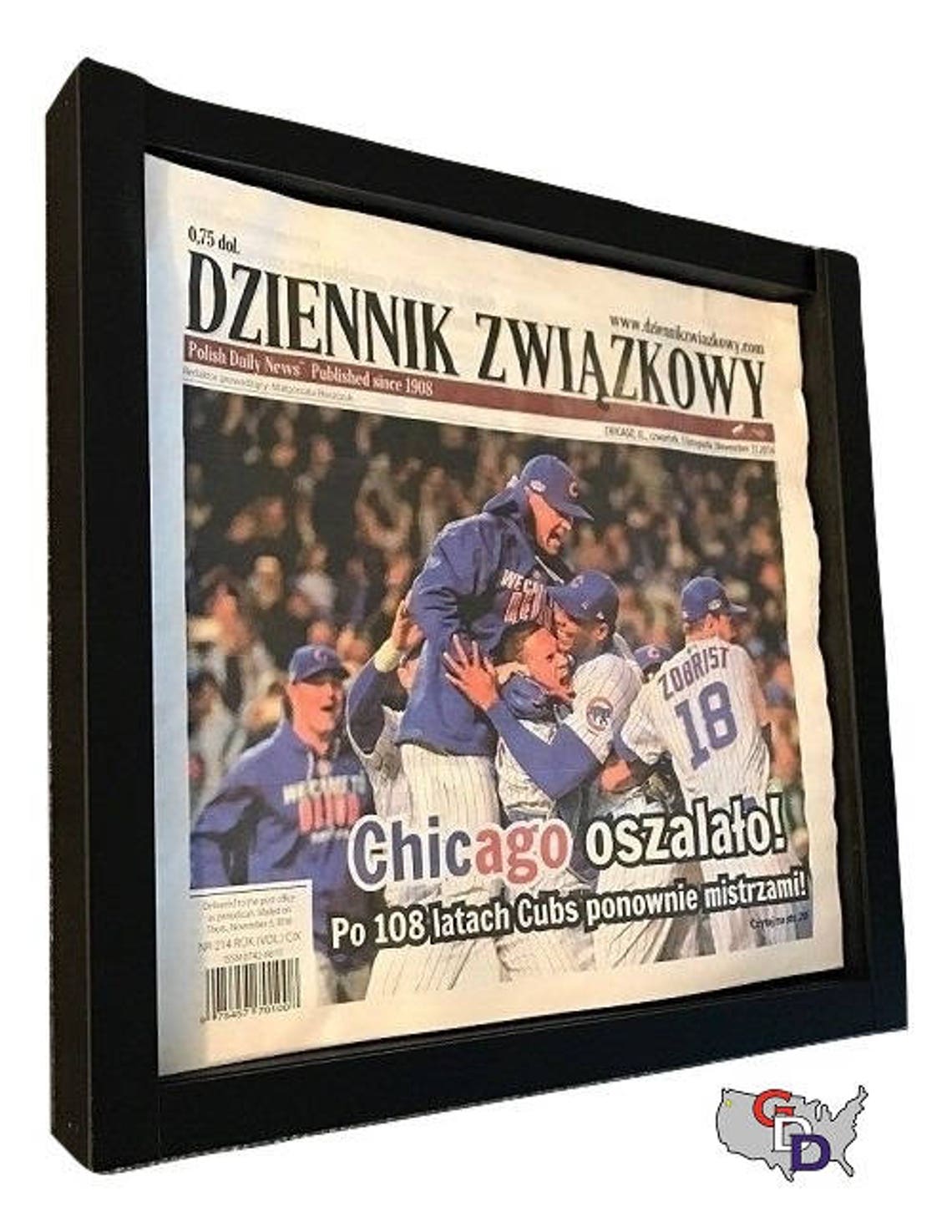 News Paper Display Frame Case Black Shadow Box Magazine Extra Etsy