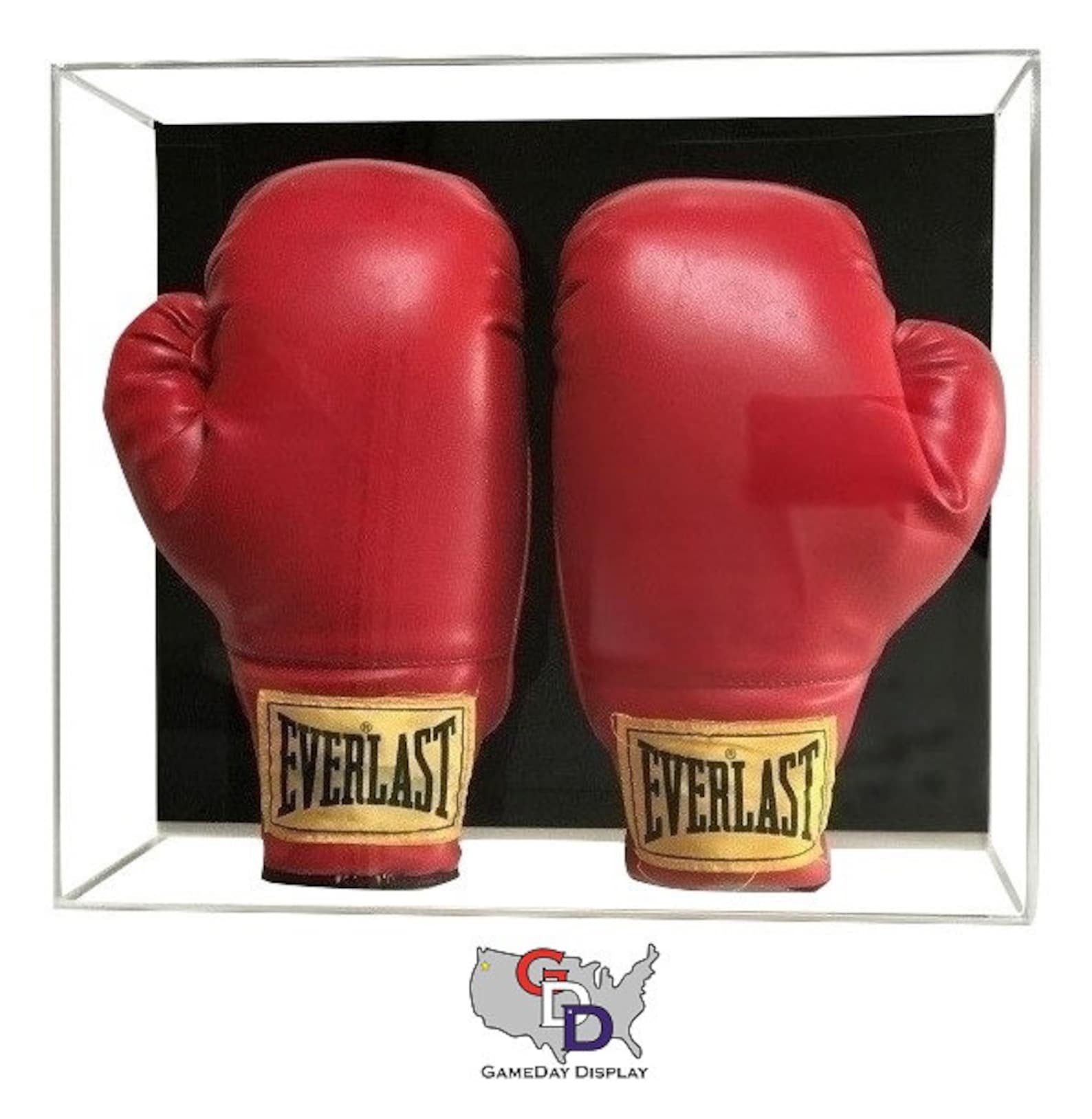 Acrylic Wall Mount Full Sized Double Boxing Glove Display Case Etsy
