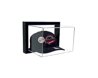 Enmarcado Acrílico Montaje en pared Sombrero Vitrina Protector UV Montaje seguro