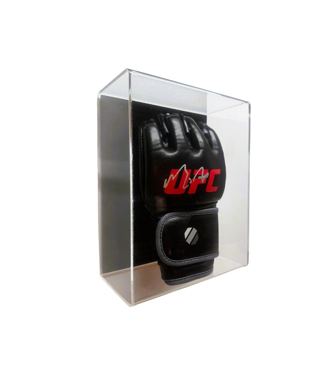 Acrylic Wall Mount Combat Sports Fighting Glove Display Case MMA UFC ...