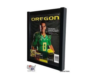 Marco de la vitrina de la revista de tamaño estándar de GameDay Display