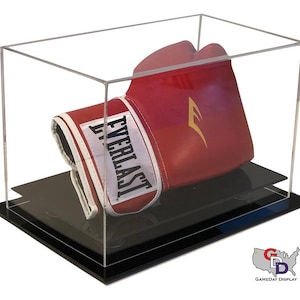 Acrylic Desk or Counter Top Boxing Glove Display Case by GameDay Display