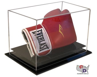 Mostrador de acrílico o encimera superior de boxeo guante caja de la pantalla de GameDay