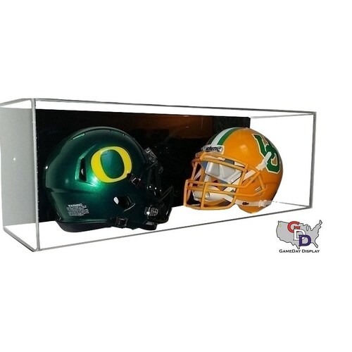 Acrylic Wall Mount Double Mini Helmet Display Case by Gameday Etsy
