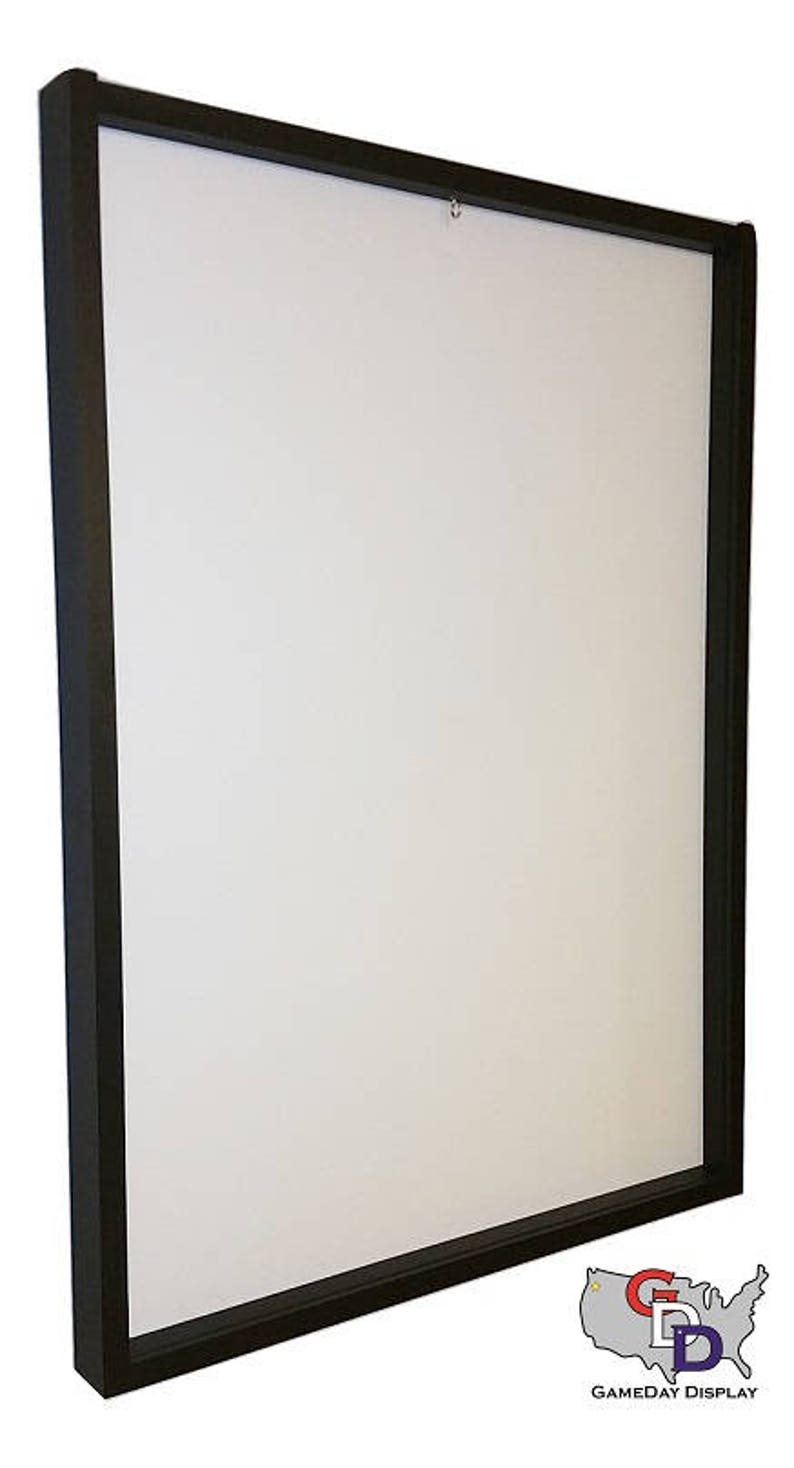 Lot of 4 Jersey Display Case Frame Standard Size White Backing Wall Mount Football Baseball Basketball Hockey by GameDay Display