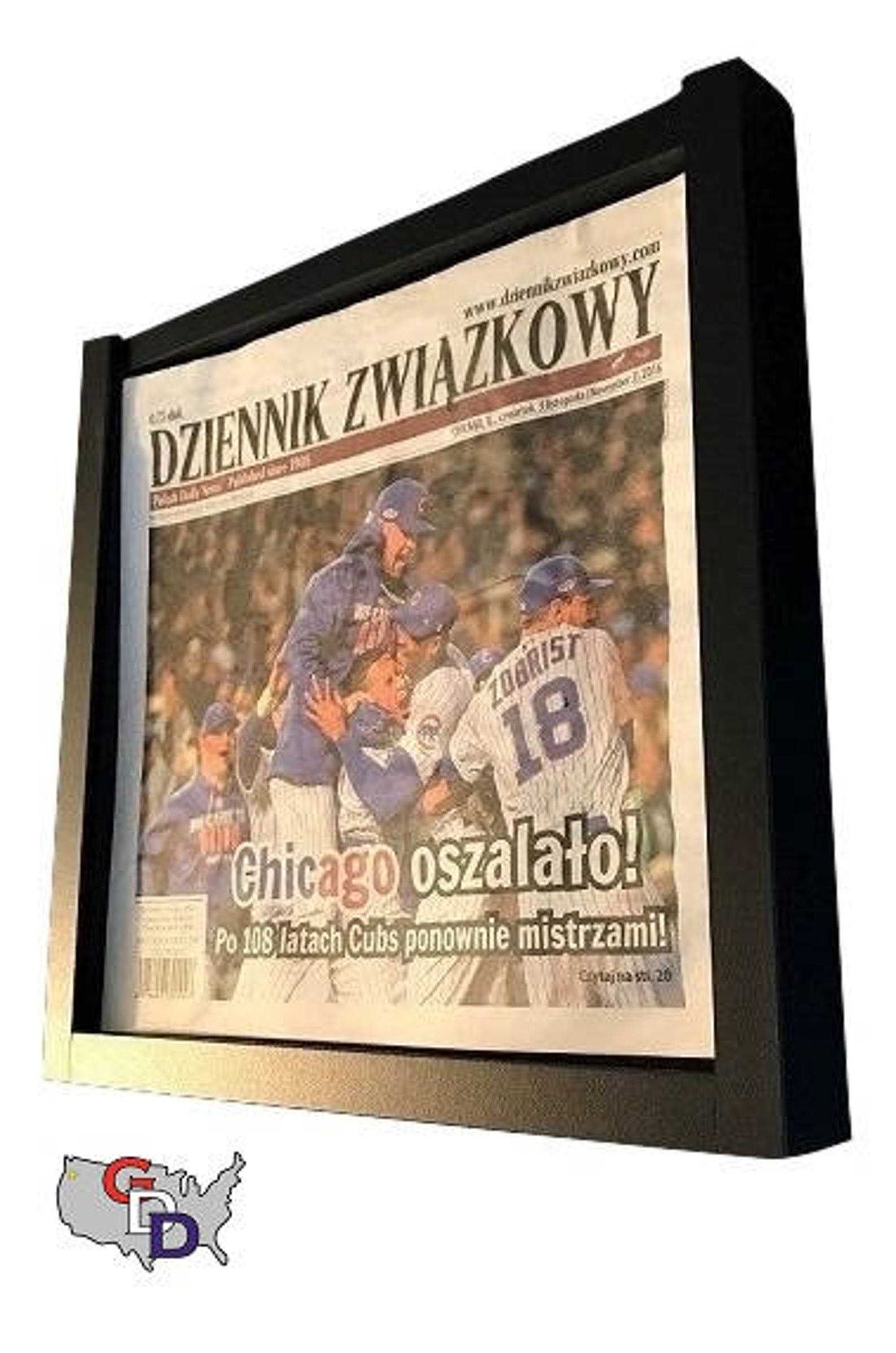 News Paper Display Frame Case Black Shadow Box Magazine Extra Etsy