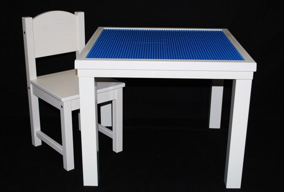 white lego table