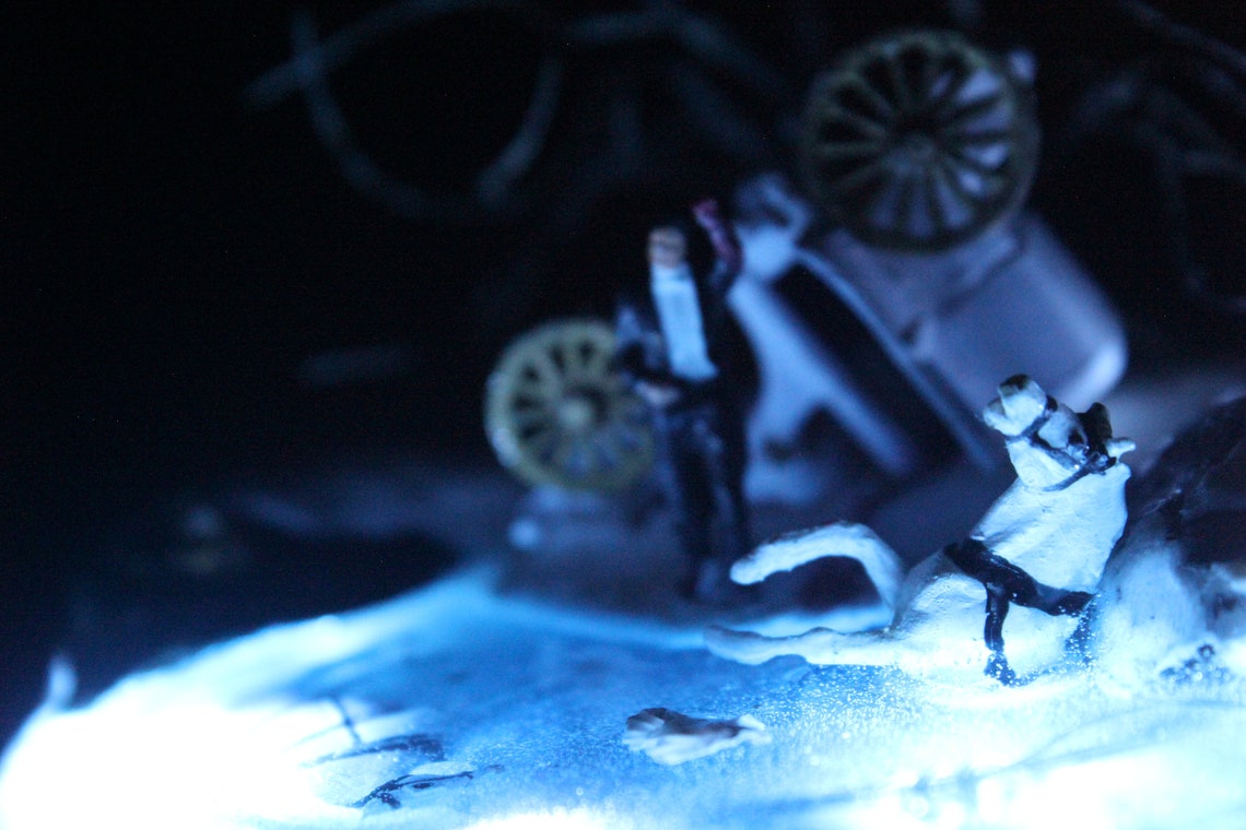 LED Lights Miniature Diorama Fantasy Micro Glass Dome Tiny Etsy