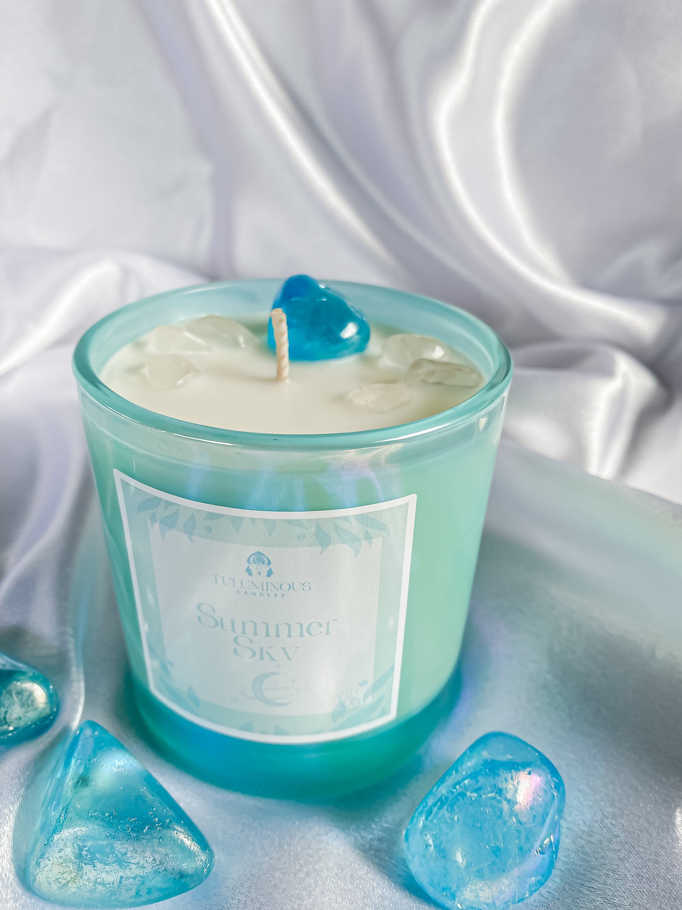 Crystal Candles Healing Stones Hidden Crystal Candle Best Etsy