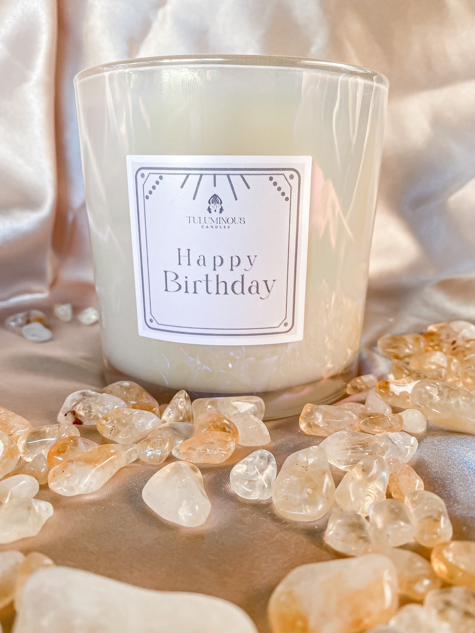 Crystal Candles Healing Stones Crystal Candle Best Friend Etsy UK