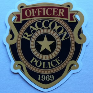 Raccoon Police Department (RPD) Inspired Sticker