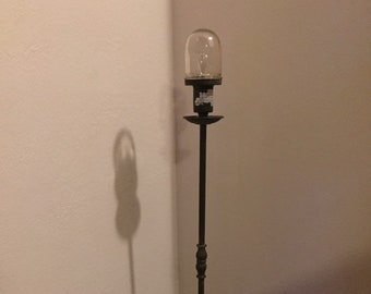 Funky Arts and Crafts Steampunk Industrial Metal Floor Lamp