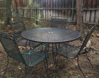 Woodard Wrought Iron Patio Furniture Etsy