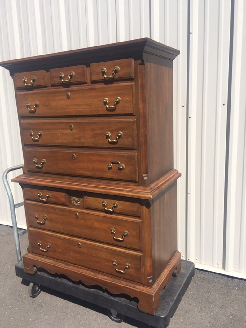 Vintage Pennsylvania House Furniture Company Cherry Lowboy Etsy