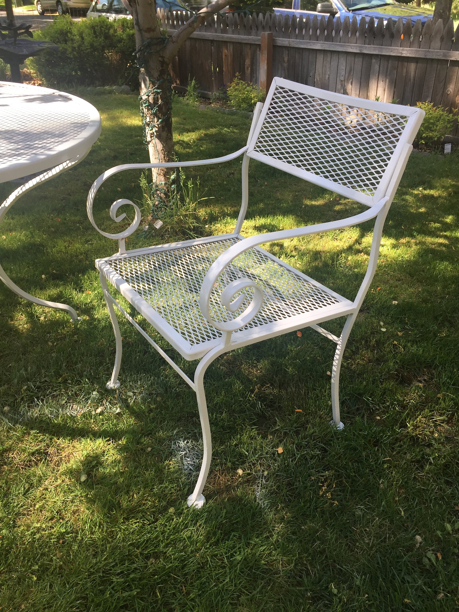 Woodard Vintage Mesh Patio Set 2 chairs and table Etsy