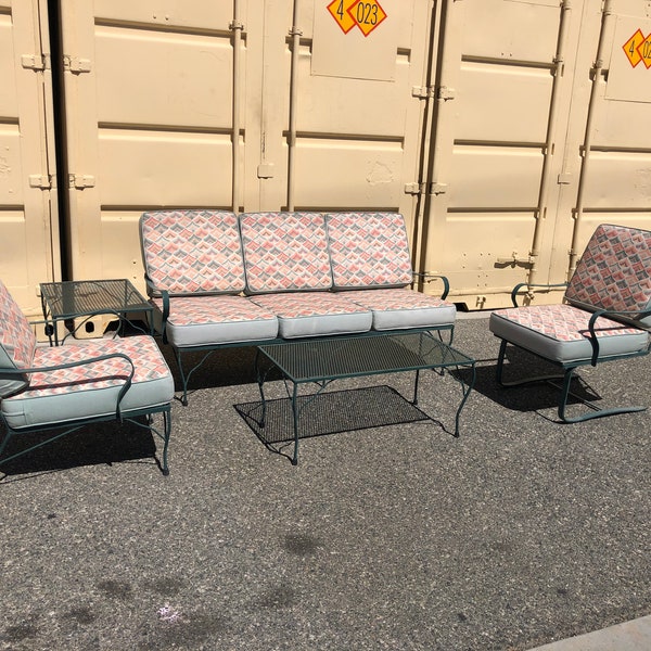 Woodard Wrought Iron Patio Furniture Etsy