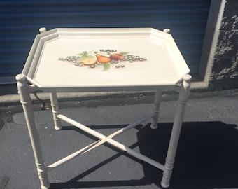 BUTLER&#39;S TRAY STAND, Serving Tray, Solid Wood Tray Table, Tray With Stand, traditional decor, entertain, party tray, home bar