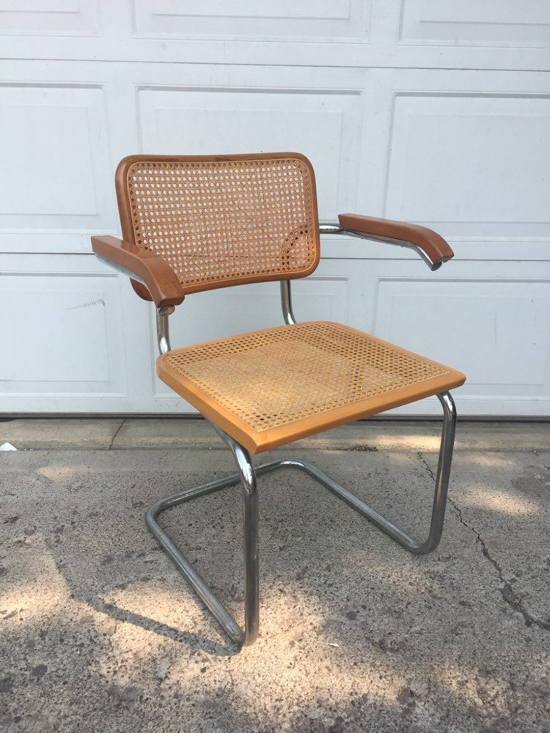 Vintage Mid Century Cesca Armchair- Made in Italy - Etsy