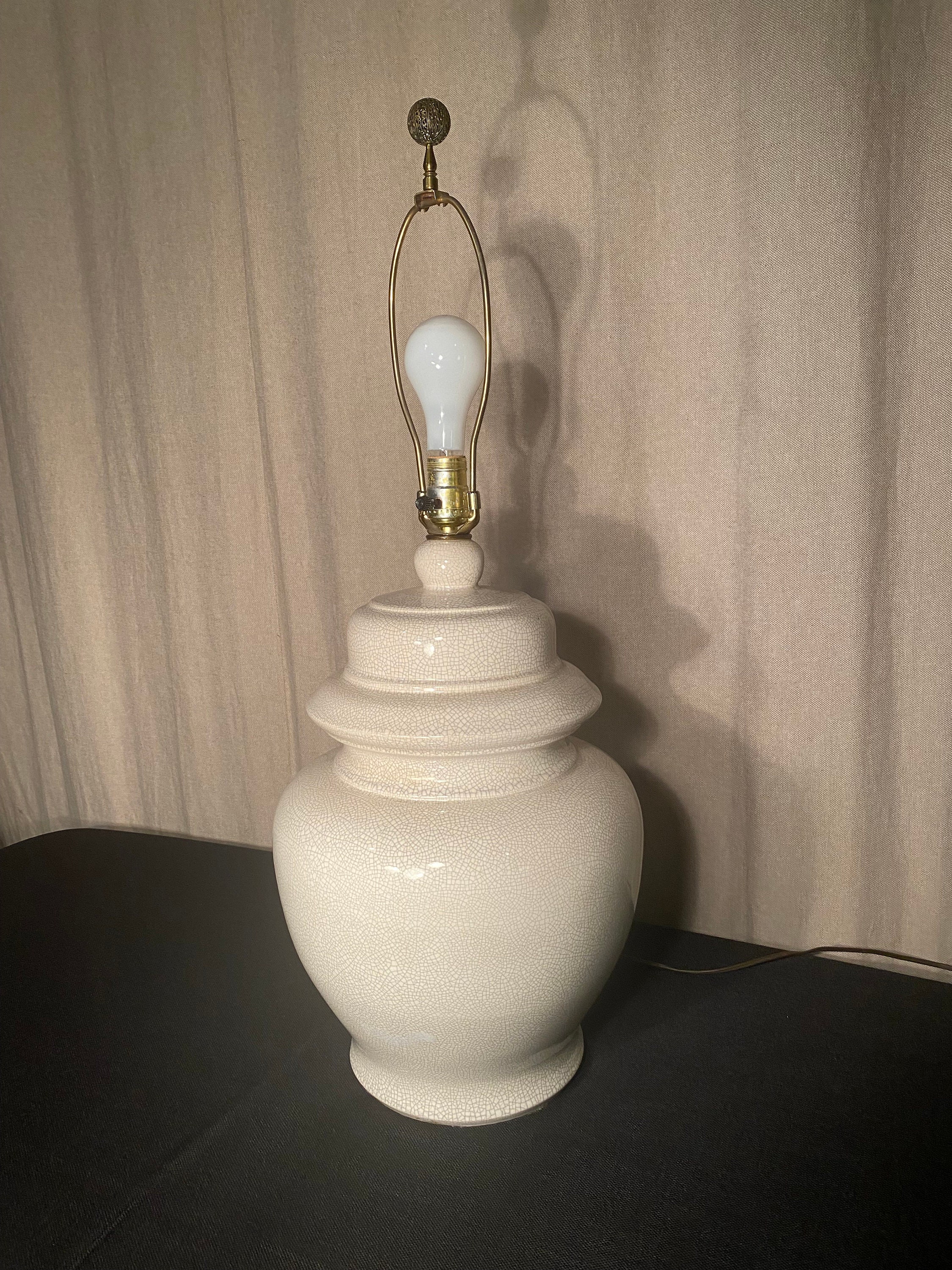 Large ginger jar lamps deals