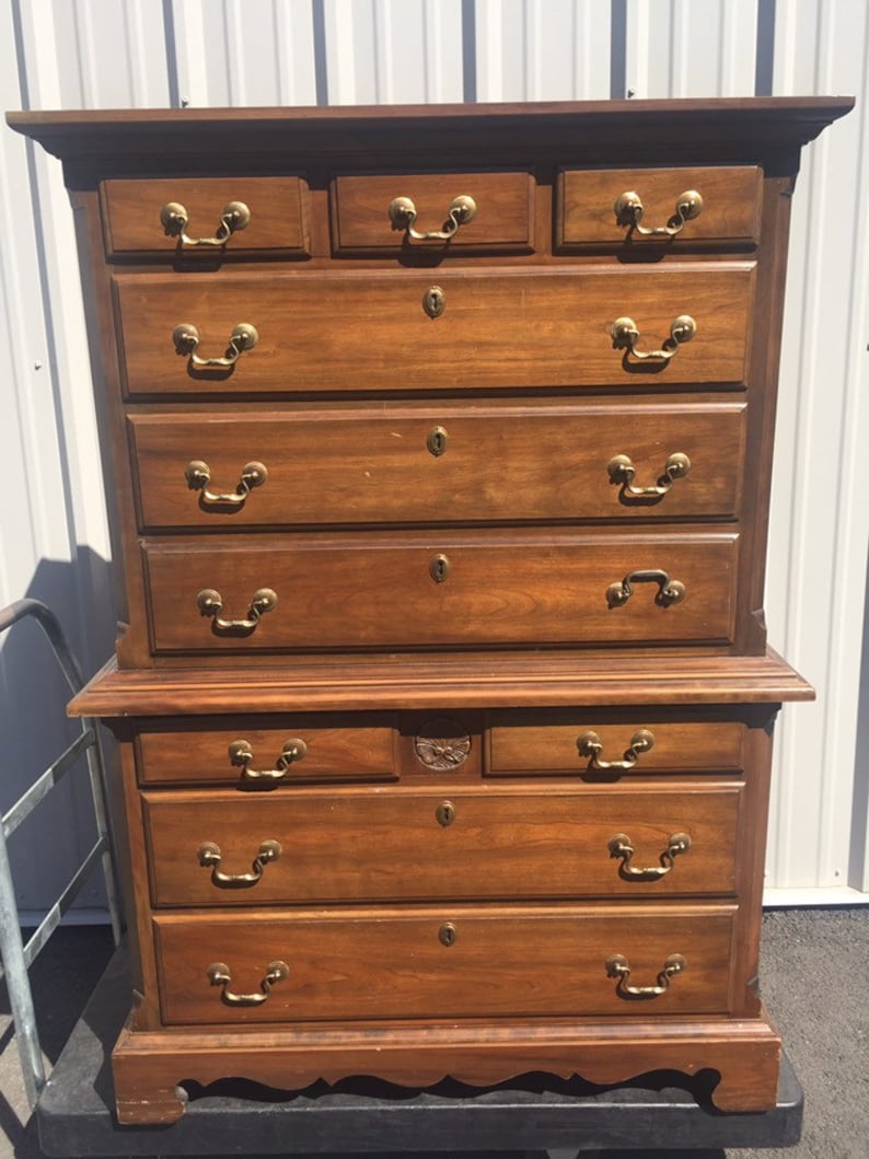 Vintage Pennsylvania House Furniture Company Cherry Lowboy Etsy