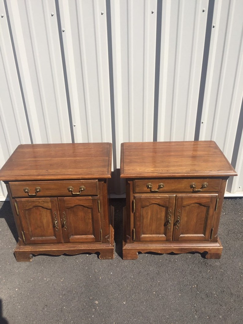Pair of Vintage Pennsylvania House Furniture Company Cherry Etsy