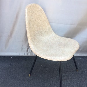 Early Charles Eames fiberglass shell chair