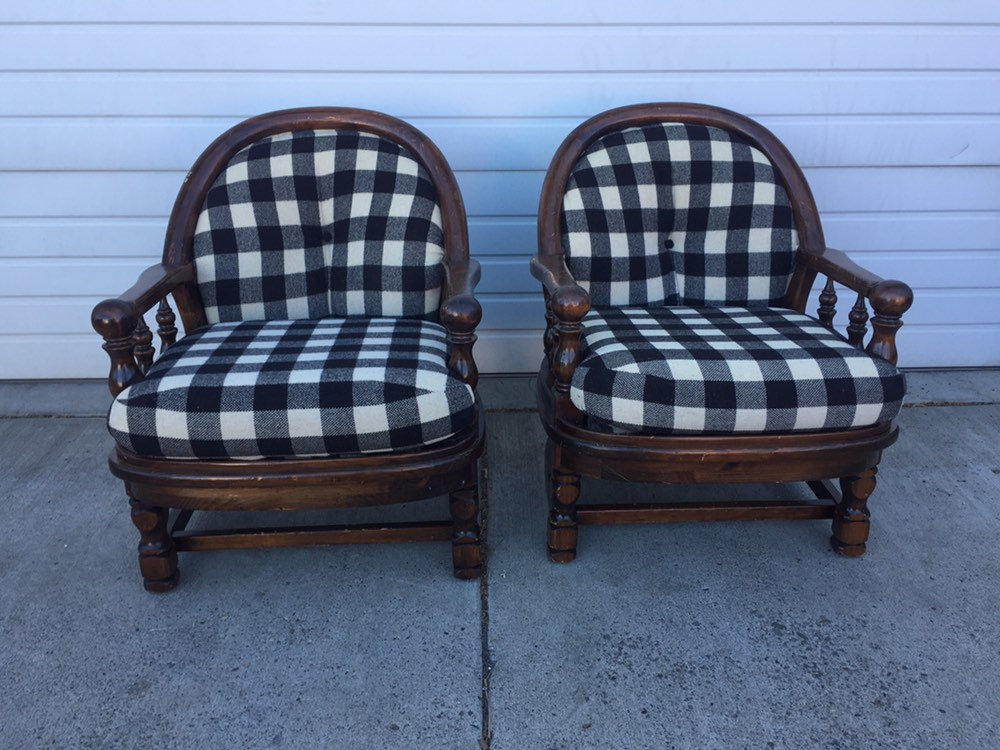 60 X 15 Buffalo Plaid Tufted Bench Cushion, Seat Cushion, Farmhouse Cushion,  Black, Grey, Navy, Ecru Yellow Red, Orange 