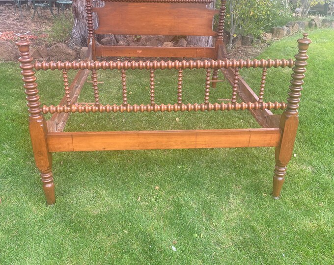 Antique 3/4 Full Size Spool Bed American Victorian Era Etsy