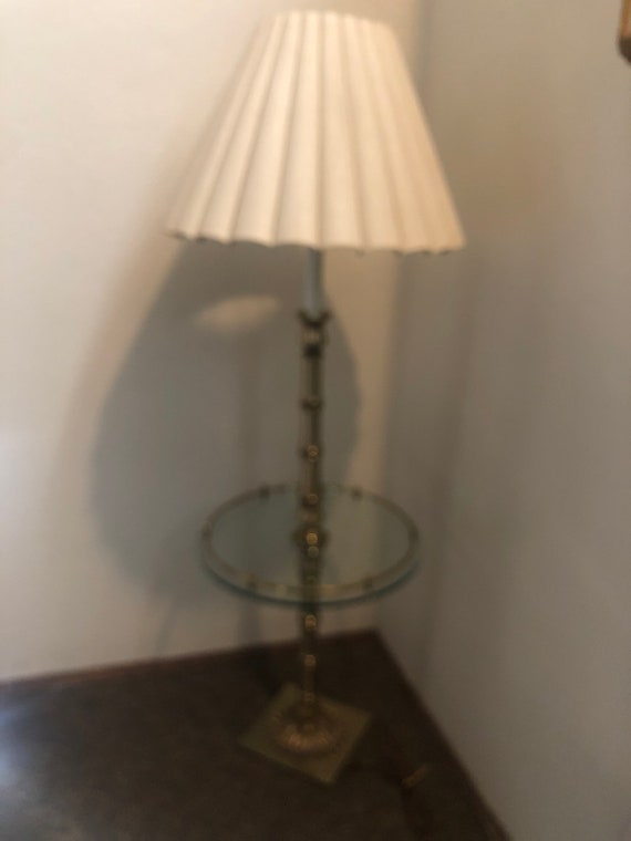 Lampe sur pied table plateau