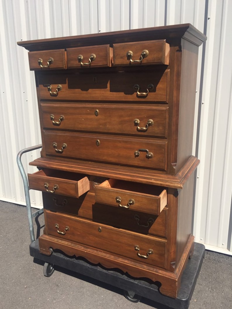 Vintage Pennsylvania House Furniture Company Cherry Lowboy Etsy