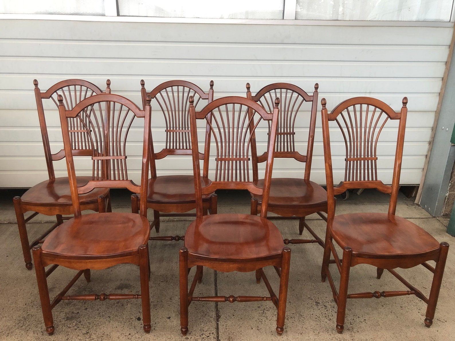 Nichols and Stone Wheat Sheaf Dining Chairs french Country Etsy