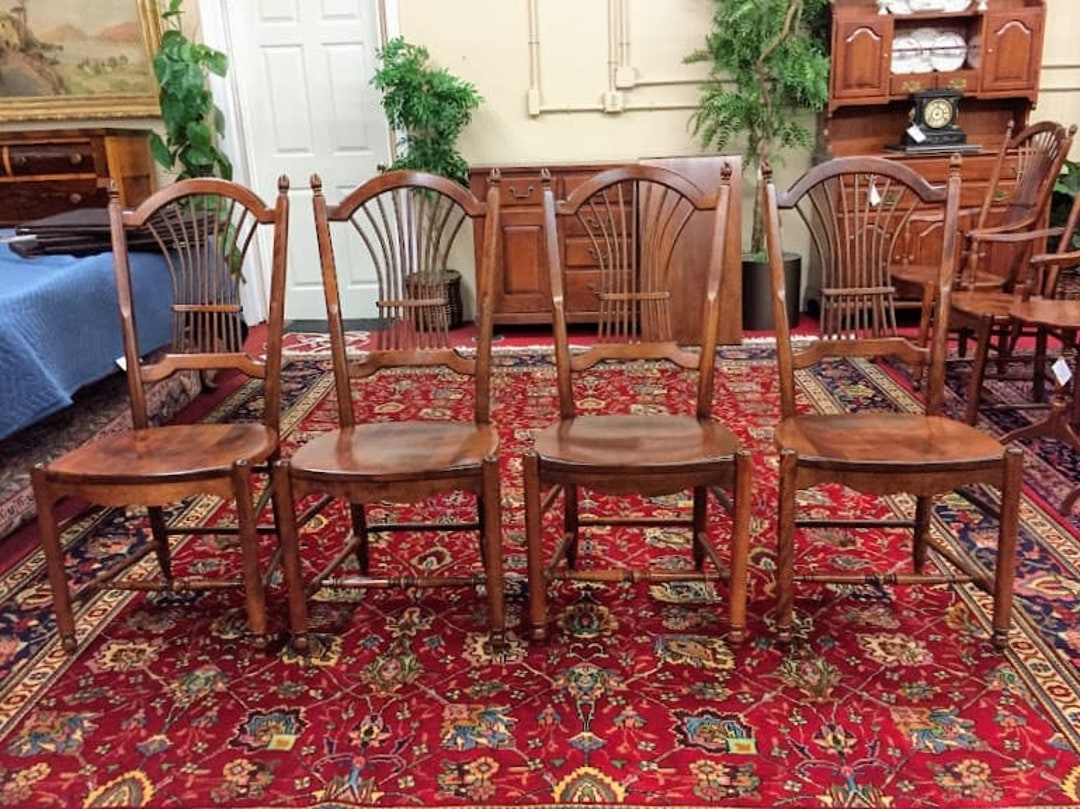 Nichols and Stone Wheat Sheaf Dining Chairs french Country Etsy