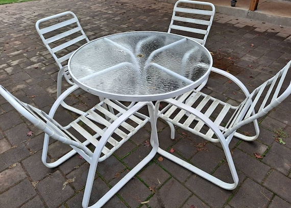 Vintage outdoor dining chairs discount