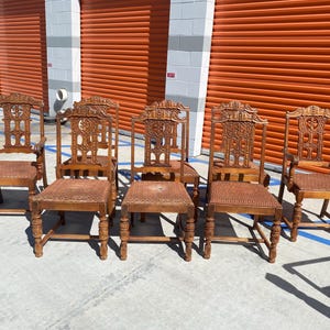 Set of 8 Antique Victorian Dining Chairs