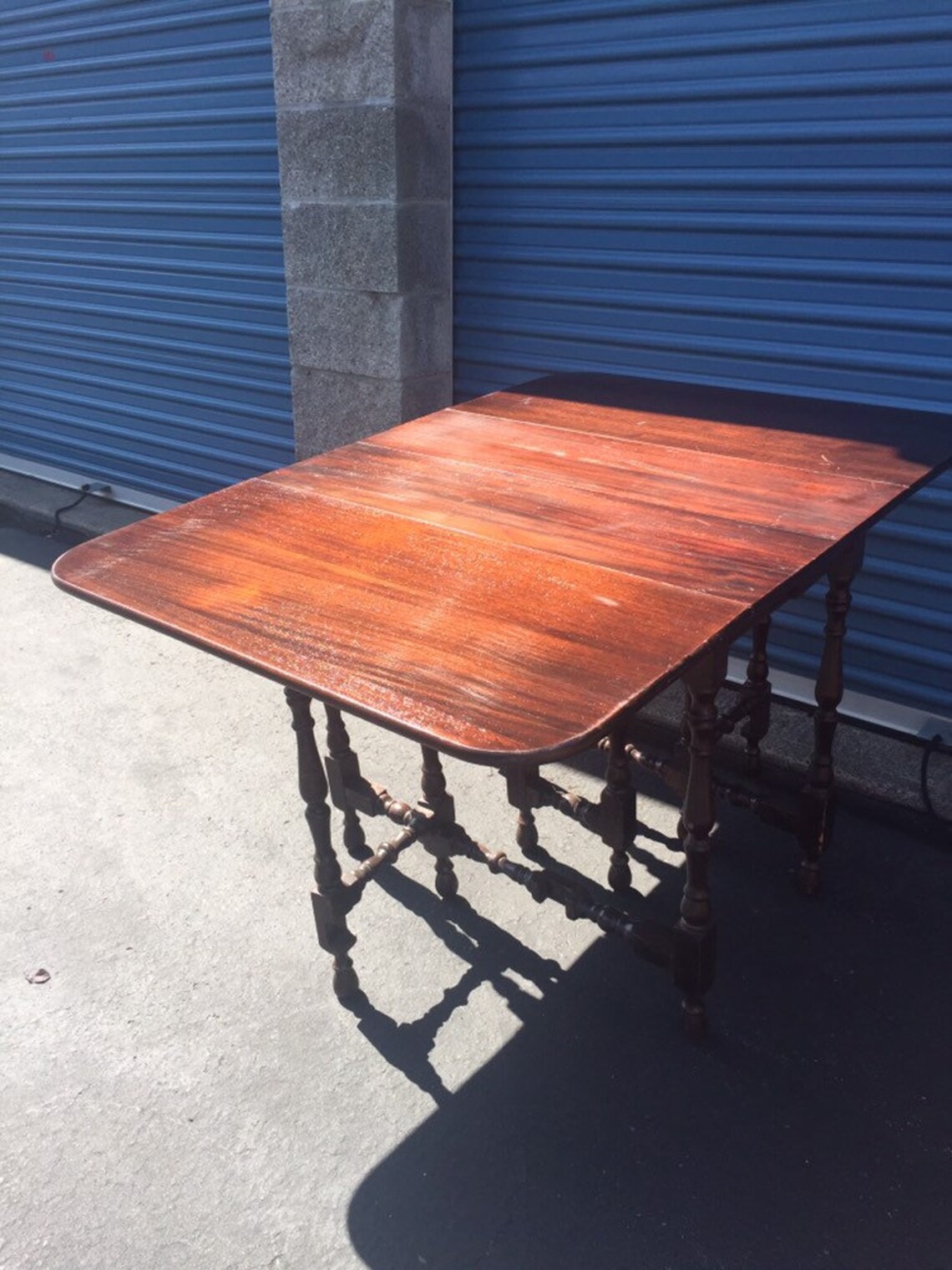 Antique Heywood Wakefield Drop Leaf Dining Table With 4 Etsy