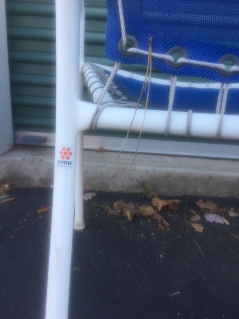 Vintage Emu Patio Dining Chairs set of 4made in Italy Etsy