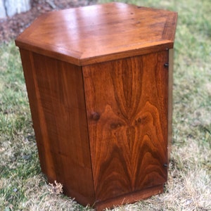 Lane Altavista Hexagon Cabinet End Table - Etsy
