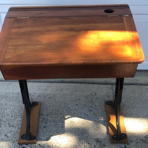 3/8まで【超希少】 MELSUR社製 ヴィンテージ スクールデスク&チェア Melsur School Desk - Etsy