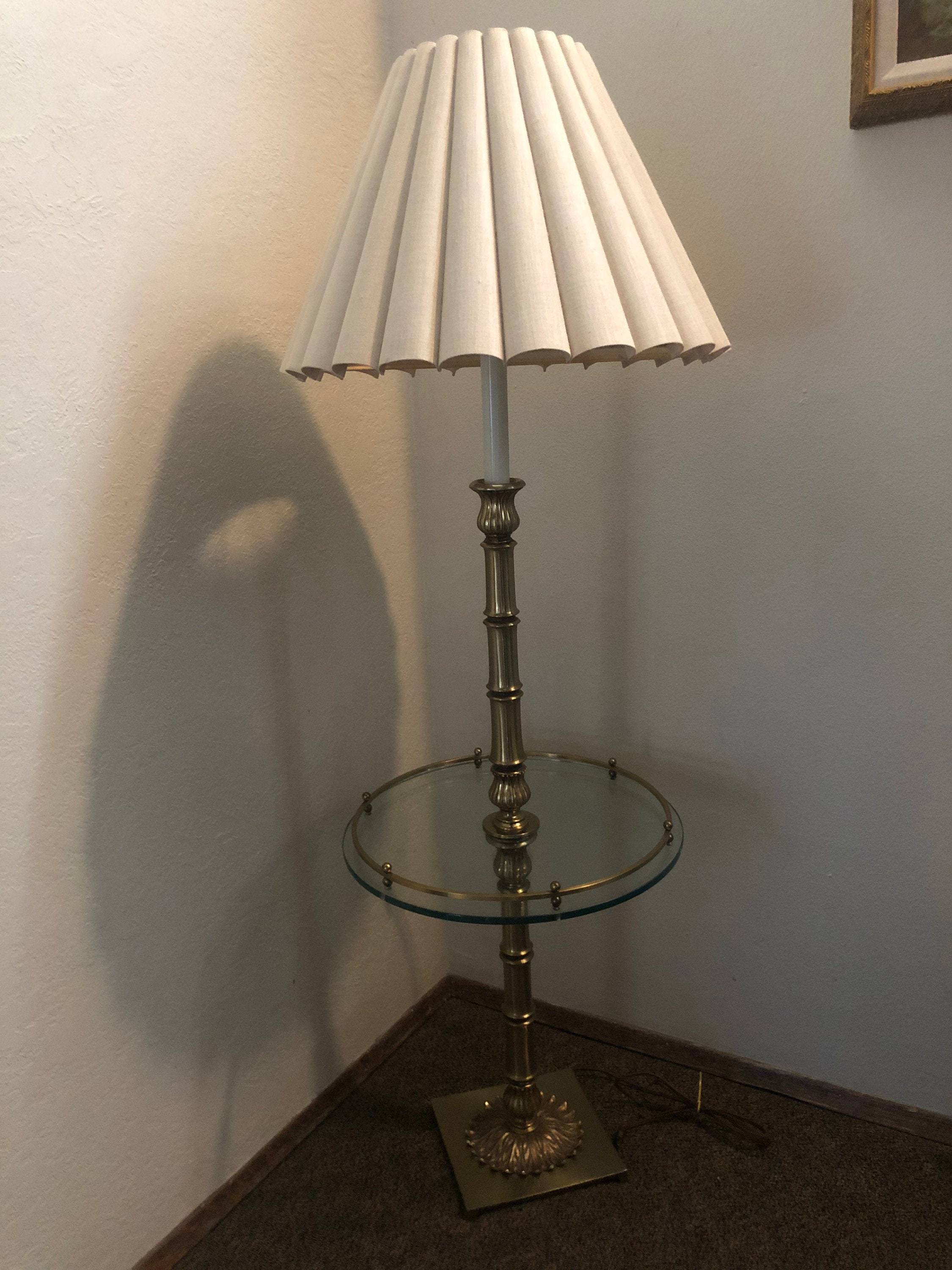 Brass bamboo floor lamp deals