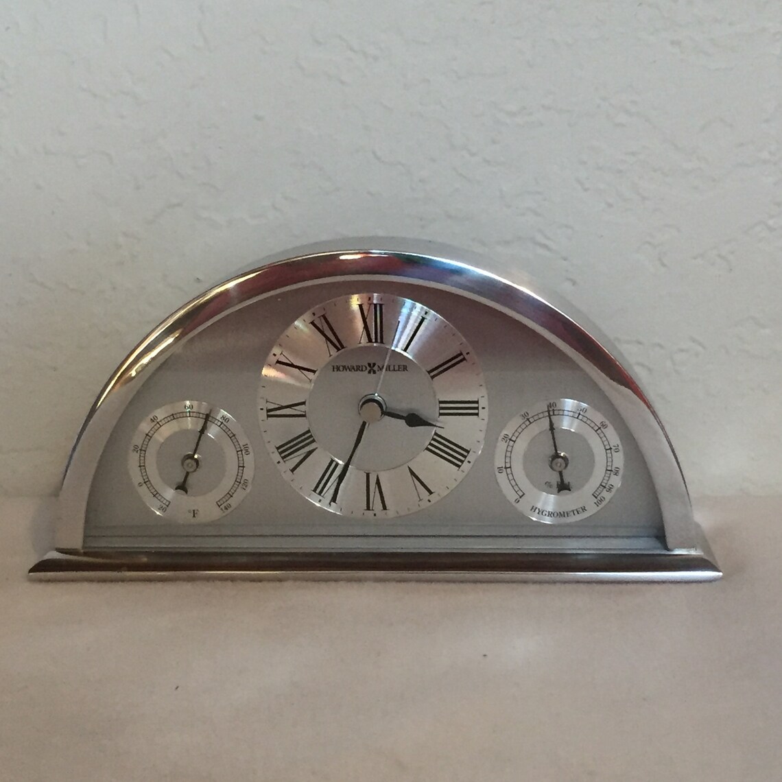 Howard Miller Weatherton Weather Station Alarm Table Clock Etsy