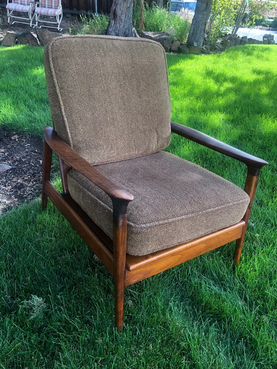 Walnut mid century sale chairs