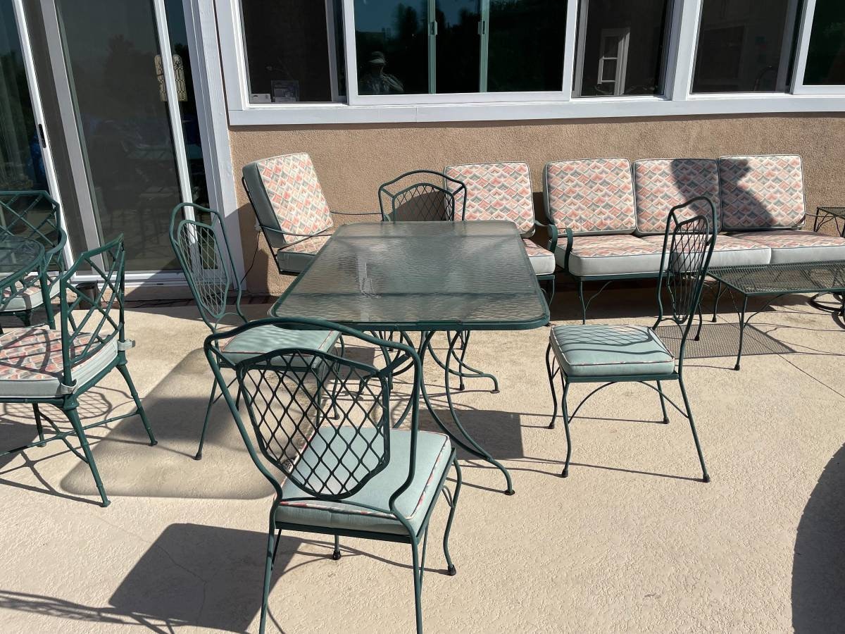 wrought iron bouncy chairs