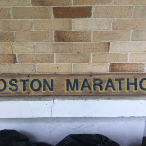 Boston Marathon Sign - Etsy